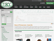 Tablet Screenshot of frysys.com